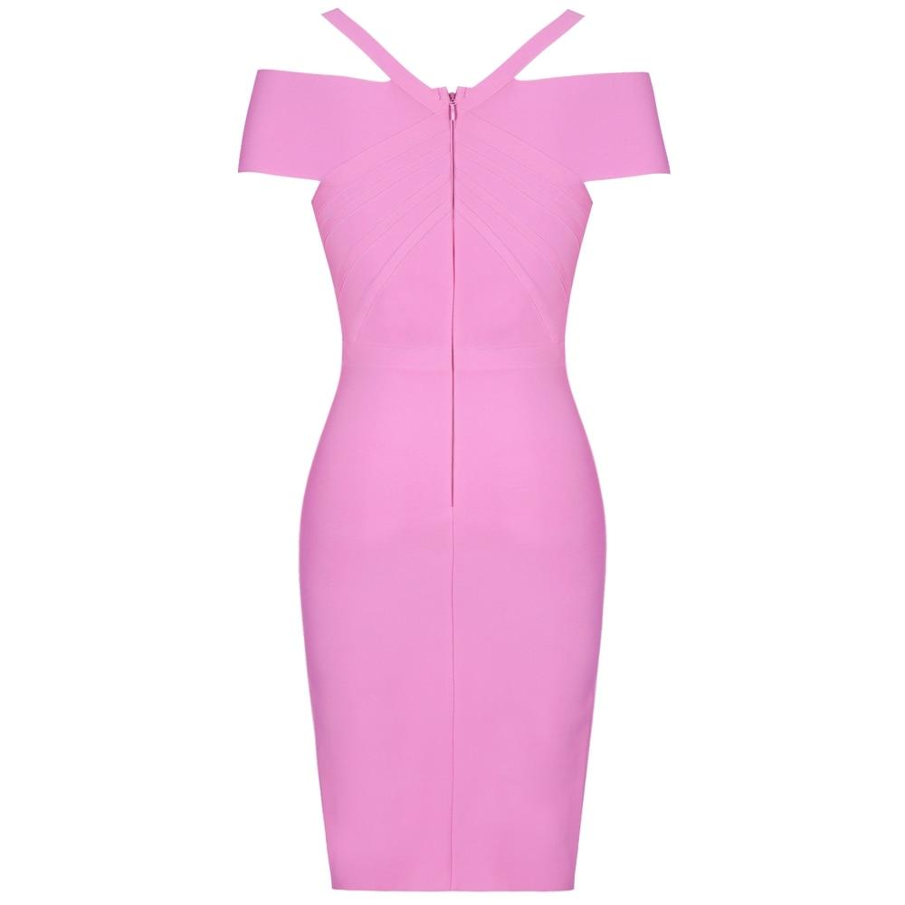 Summer Off Shoulder Bandage Dress