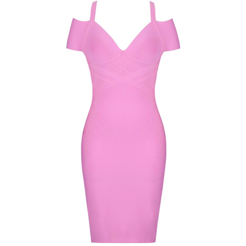 Summer Off Shoulder Bandage Dress